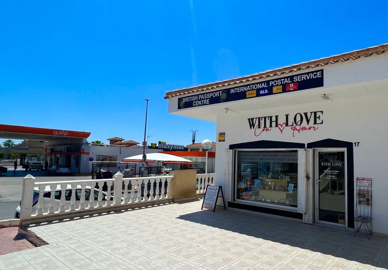 With Love storefront in Ciudad Quesada